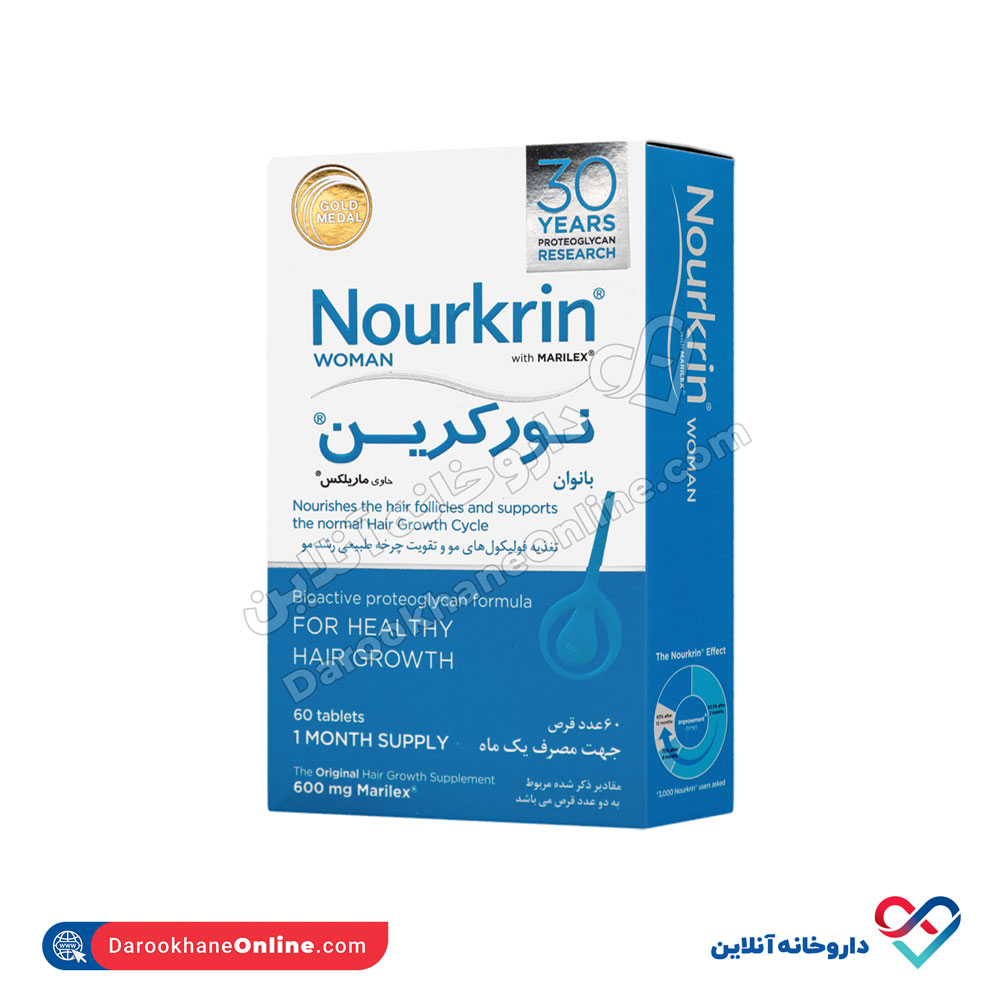 pharmamedico-nourkrinwomen-1.jpg قرص نورکرین بانوان فارما مدیکو 60 عدد - Image 1